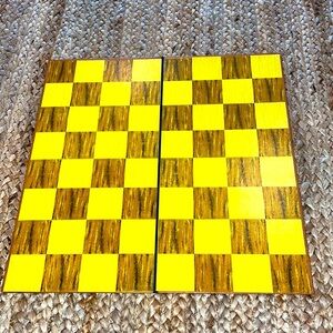 Vintage checkers board